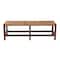 Bali & Pari Liza Bohemian Natural Seagrass and Wood Accent Bench 246-13682-ZORO - alternate 2